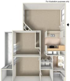 Floor Plan  Crystal - Modern