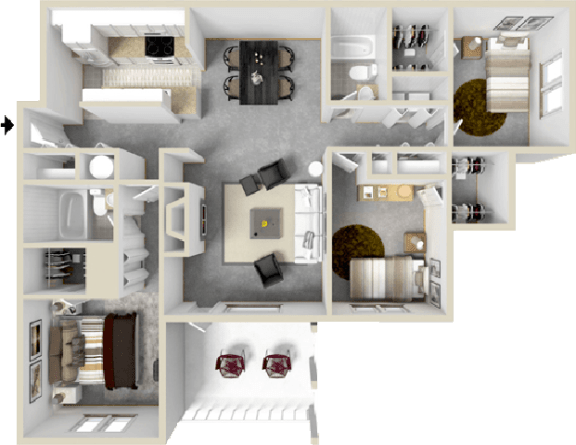 Floor Plan  SkipJack_2_Floor Planat Waterman's Crossing Apartments in Newport News, VA