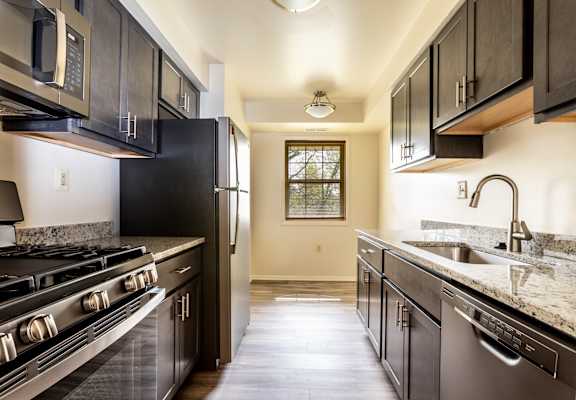 Renovated Kitchen at Seminary Roundtop Apartments, Lutherville, Maryland