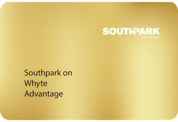 Visiting Card at Southpark on Whyte, Alberta, T6E 3S3