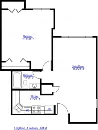 Renovated 1 bed  at Five High, Connecticut, 06119