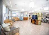 Thumbnail 26 of 29 - Lounge Area With TV at Spring Arbor of Wilson, Wilson North Carolina