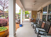 Thumbnail 16 of 29 - Outdoor Patio at Spring Arbor of Wilson, North Carolina