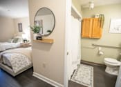 Thumbnail 3 of 29 - Bedroom With Bathroom at Spring Arbor of Wilson, North Carolina