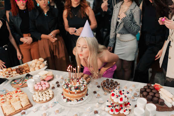 Birthday Celebration in Clubroom