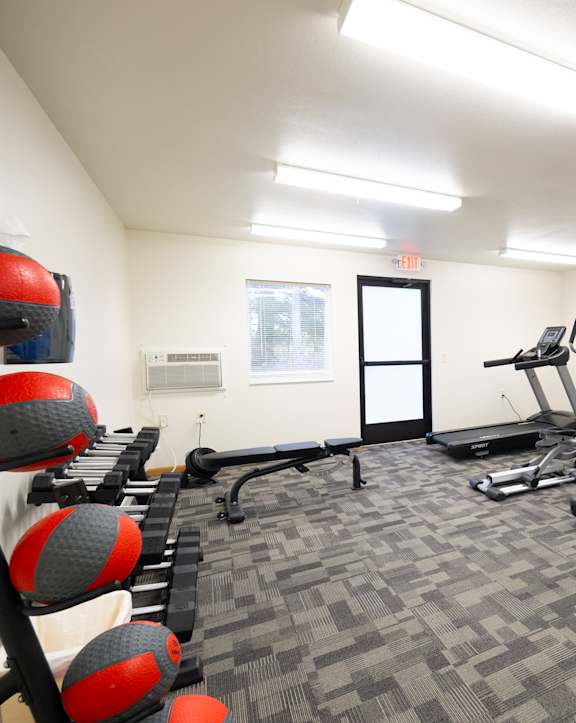 Fitness Room at Timber Ridge Apartments, Bemidji, MN