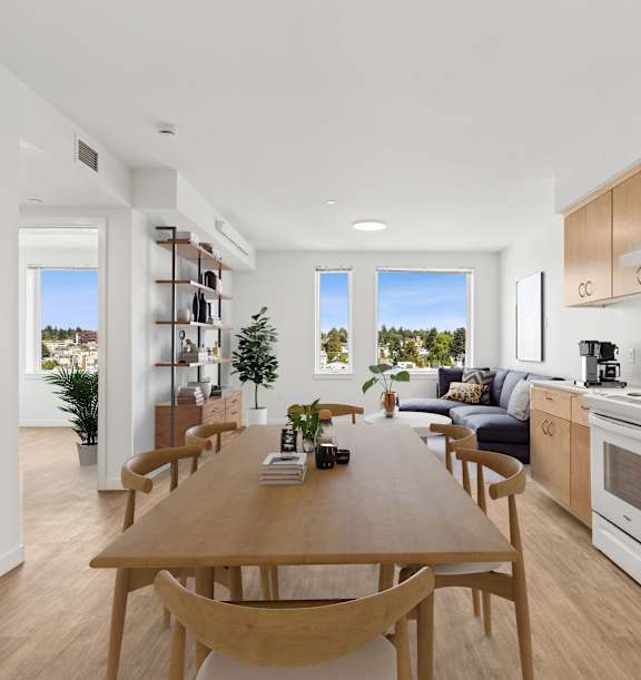 St. Lukes Apartments in Seattle, Washington Living Room