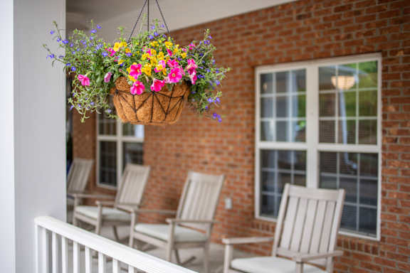 Balcony And Patio at Spring Arbor of Wilson, North Carolina, 27893-2873