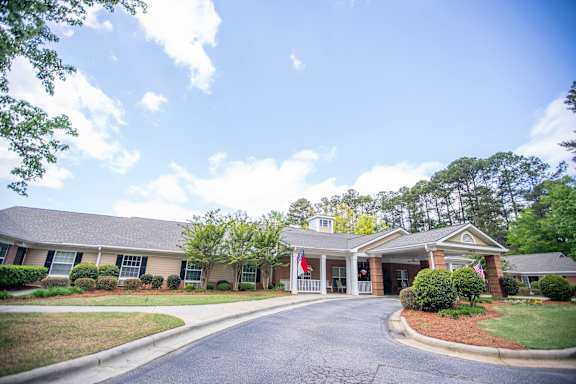 Entrance Driveway at Spring Arbor of Wilson, North Carolina, 27893-2873