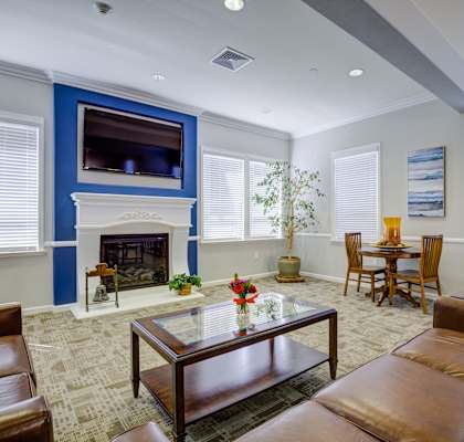 Community lounge at Meadow Wood at Alamo Creek, Danville, CA