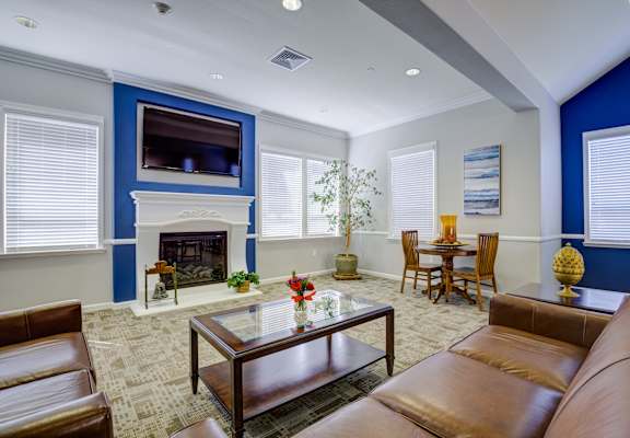 Community lounge at Meadow Wood at Alamo Creek, Danville, CA