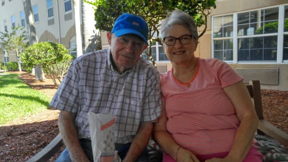 two senior residents at Savannah Court of Camilla, Camilla, Georgia