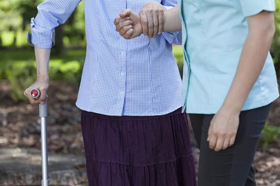 two people holding hands at Savannah Grand of Sarasota, Sarasota, Florida, 34238