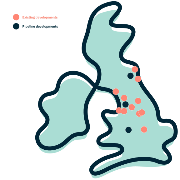 Locations map