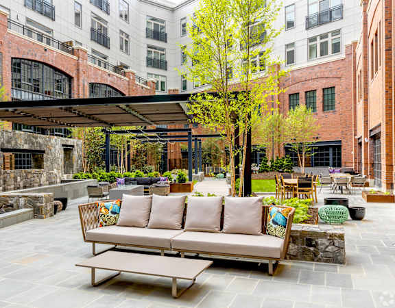 Outdoor Lounge Area at Park Kennedy, Washington, Washington
