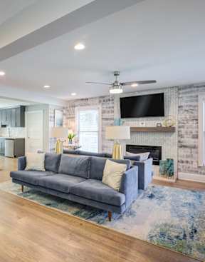 Modern Living Area at Lakeside on Riverwatch in Martinez, GA 30907
