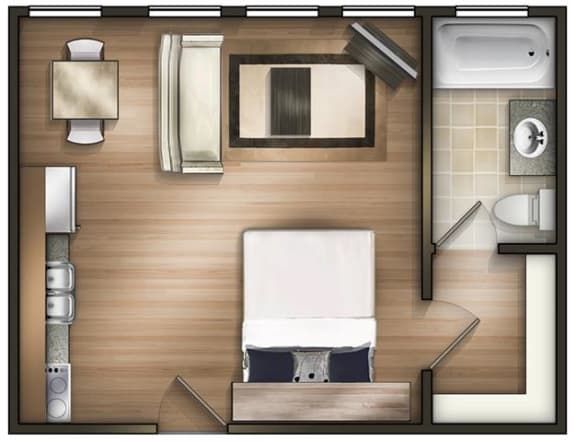 Floor Plan  EFFICIENCY