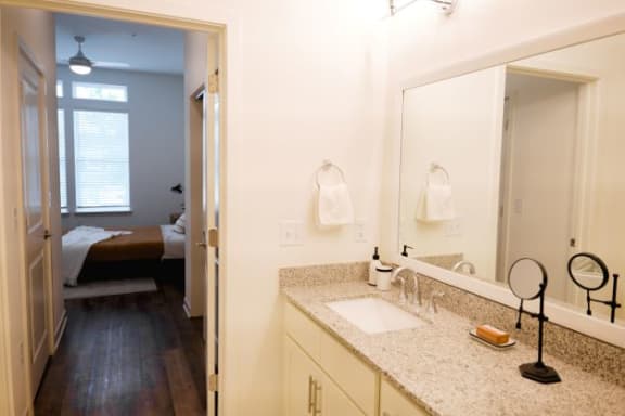 Spa Inspired Bathroom at The Quarter House, Mississippi
