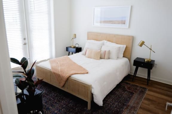 Model Bedroom at The Quarter House, Jackson, 39216