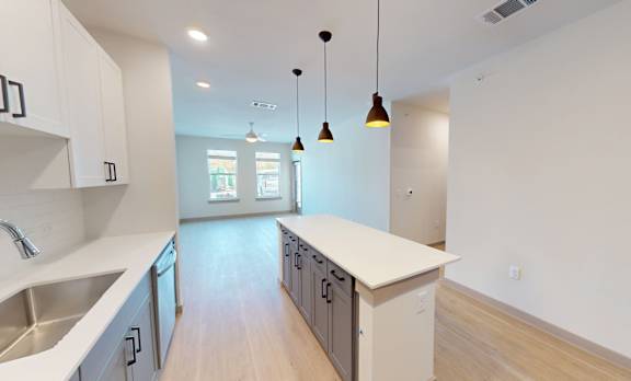 Ryder Ridge-Apt Kitchen and Living Room