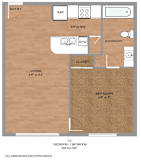 1 bed 1 bath E at Hickory Street Lofts Apartments, Denton, TX, 76201