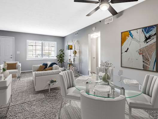 Dining And Living Area at Caballo Crossing, Lexington, Kentucky