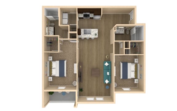 Serenity I Floor Plan with 1201 square feet Serenity I Floor Plan with 1201 square feet at The Oasis at Lakewood Ranch, Bradenton, FL