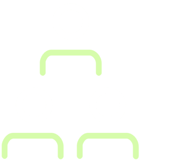 a green square with two white circles on it