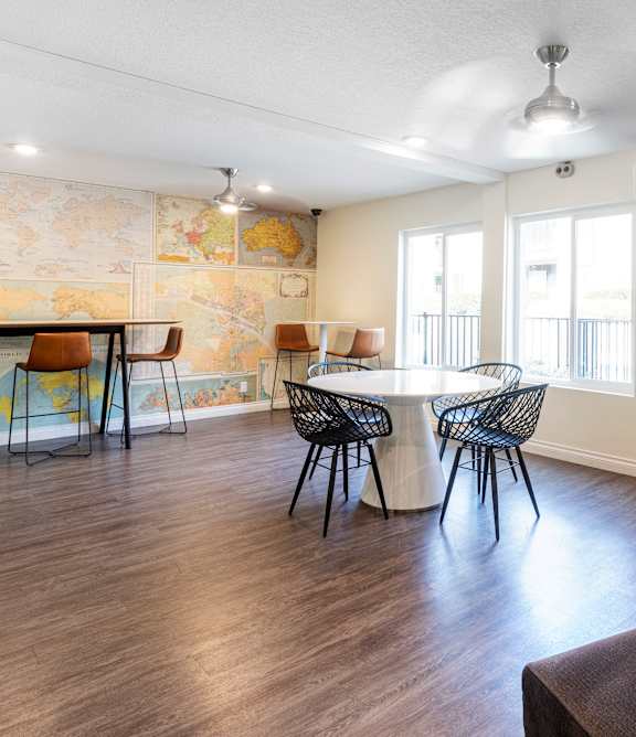 Resident Common Area at Northridge Gardens Apartments, Northridge, California
