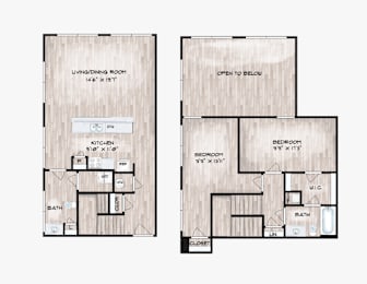  Floor Plan Townhouse E