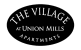 a logo for the village at union mills apartments