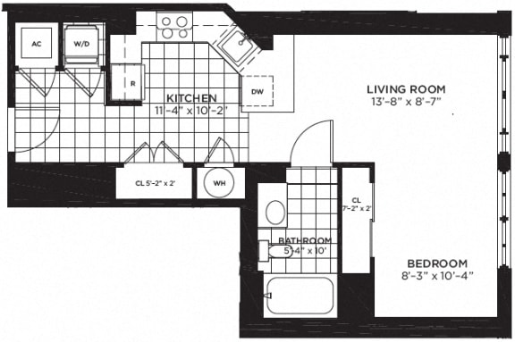one bedroom apartments washington DC
