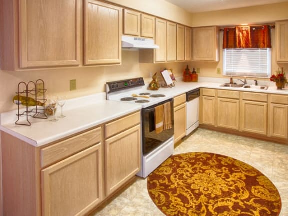 Kitchen at Crosstimbers Apartments