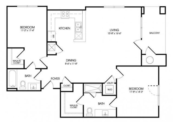 The Union Floorplan at The Manhattan Tower and Lofts