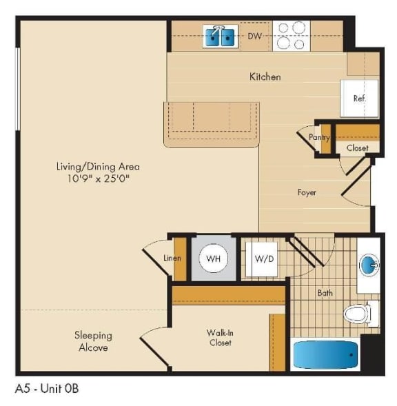Floor Plans of MetroPointe in Wheaton, MD