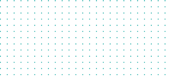 a field of green and blue dots on a black background