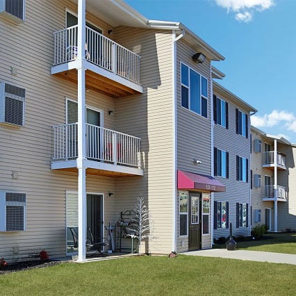 Private Balconies at Nelson Estates Kendallville IN Apartments