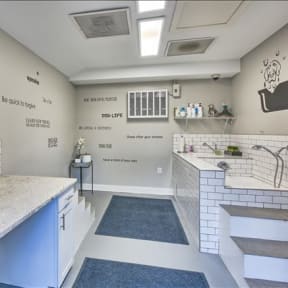 a bathroom with a sink and a bathtub