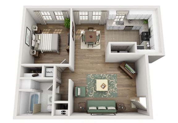 Sunset Ridge Apartment Homes - 1 Bedroom 1 Bath Apartment Sunset Ridge Apartment Homes - 1 Bedroom 1 Bath Apartment