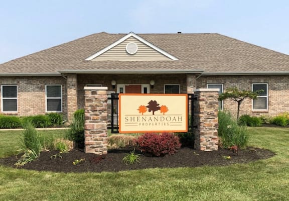 Welcome Sign at Shenandoah Properties in Lafayette, IN