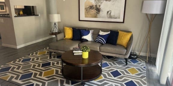 The Alexandar Apartments in Santa Rosa, California Model Living Room