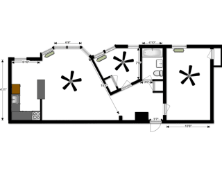 The Abby Apartments Two Bedroom A Floor Plan