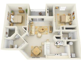 Brisa Floor Plan |Bay Breeze Villas