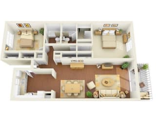 B Floor Plan at Legacy, Florida, 33603