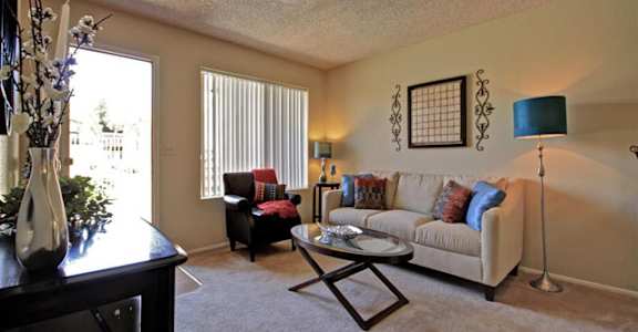 Living room at Acacia Pointe Apartments in Glendale AZ