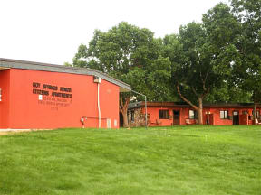 Building with signage