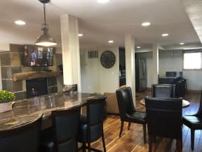 Furnished clubhouse with TV and seating Reno NV Apts For Rent at