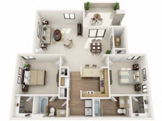 Floor Plan 2 Bedroom