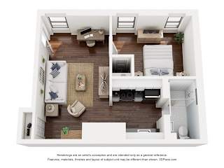Floor Plan Middle Street 1b1b
