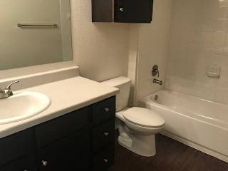 Garden-style soaker tub at CLEAR Property Management , The Lookout at Comanche Hill, Texas, 78247